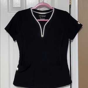 Healing Hands Black Scrub Set